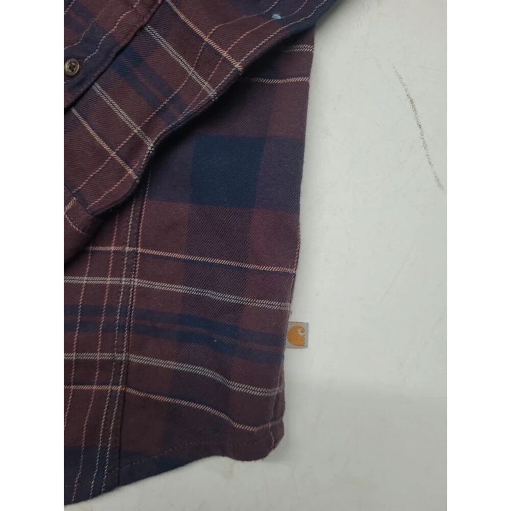 Carhartt Flannel Button Up shirt Women's - Picture 6 of 14